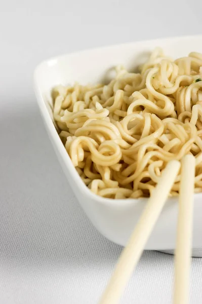 Concepto Comida Almuerzo Fideos —  Fotos de Stock