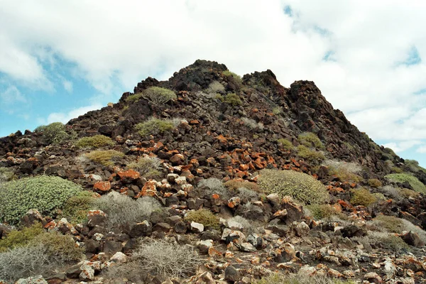 Sopečná Krajina Lanzarote Kanárské Ostrovy Španělsko — Stock fotografie