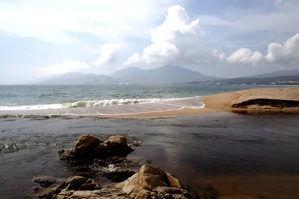 Costa Del Mar Paisaje Vacaciones Verano Naturaleza —  Fotos de Stock
