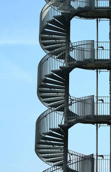 Spiral Staircase Construction Climbing Stairs — Stock Photo, Image