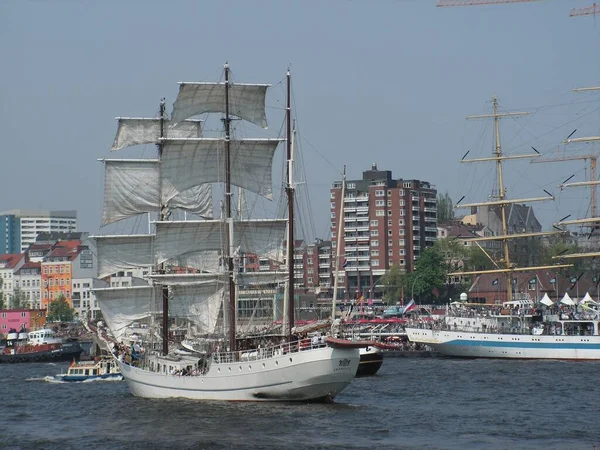 Hamburgo Elba Port Gebutsday 2006 — Fotografia de Stock