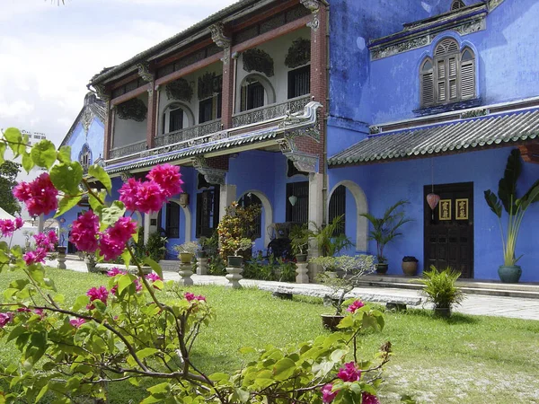 Mavi Saray Cheong Fatt Tze Malezya Konağı Penang Malezya — Stok fotoğraf
