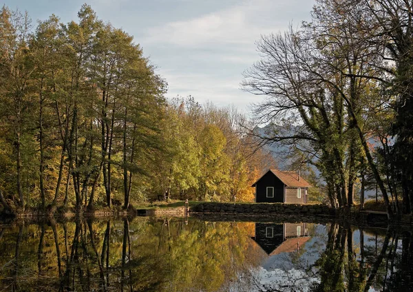 Laghetto Della Turingia Autunno — Foto Stock