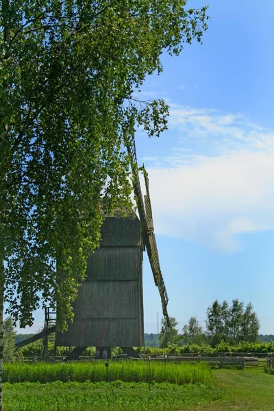 Gammal Träbro Parken — Stockfoto