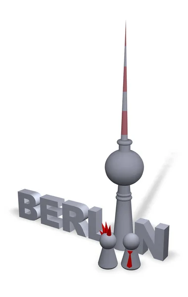 Вид Берлин Столицу Германии — стоковое фото