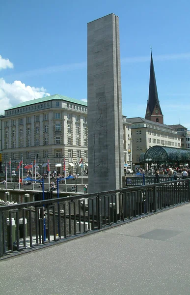 Pohled Město Stockholm Švédštině — Stock fotografie