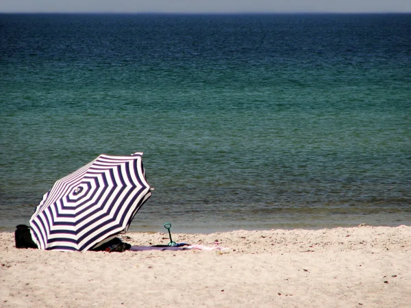 Vista Una Bellissima Costa Del Mare — Foto Stock