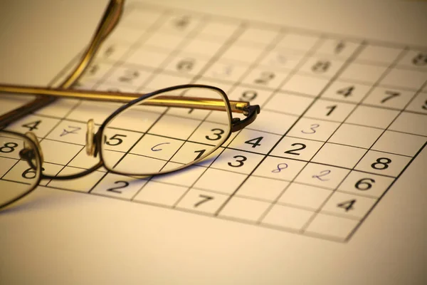 Sudoku Juego Cerebro Conceptual —  Fotos de Stock