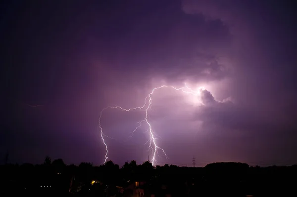 Fiz Exame Thunderstorm Ontem 2006 Sobre Werne Horst Como Modelo — Fotografia de Stock