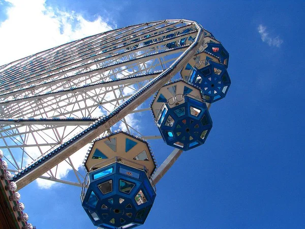 Giant Ferris Wheel Carousel Amusement Park — Stock Photo, Image