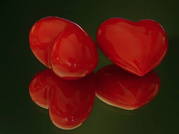Globo Rojo Forma Corazón —  Fotos de Stock