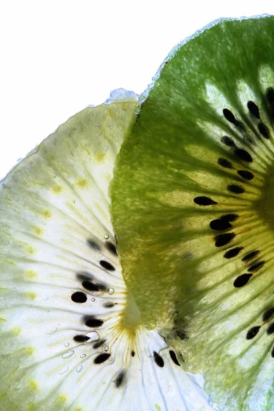 Eine Goldene Und Eine Grüne Kiwi Das Goldene Schmeckt Süßer — Stockfoto