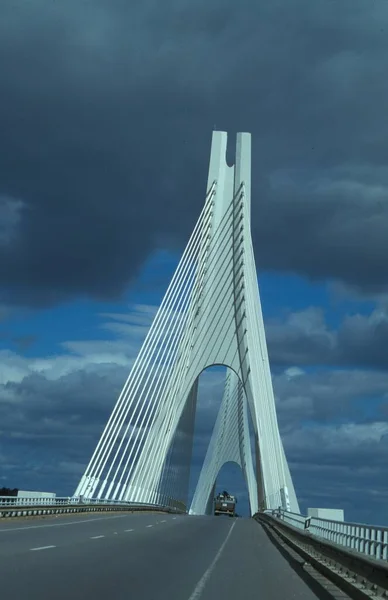 Vista Panorámica Arquitectura Estructura Del Puente — Foto de Stock