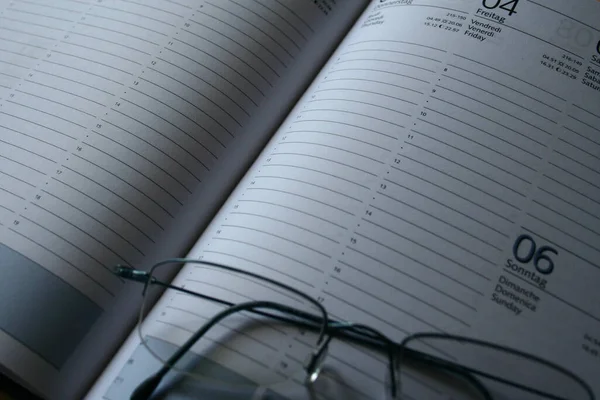 Kalendář Plánu Upomínka Termínu — Stock fotografie