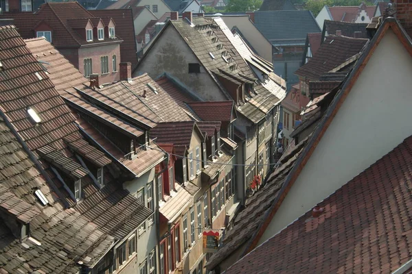 Çatı Erfurt Üzerinde — Stok fotoğraf