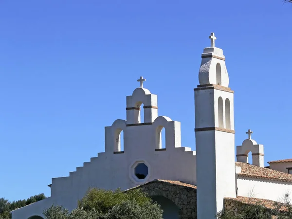 Marinella Golfo Marinella White Church White Church Church Detail — Stock Photo, Image