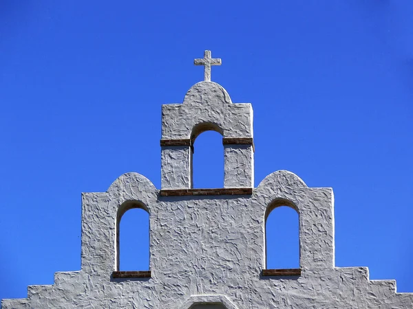 Marinella Golfo Marinella Λευκή Εκκλησία Λευκή Εκκλησία Λεπτομέρεια Εκκλησία — Φωτογραφία Αρχείου