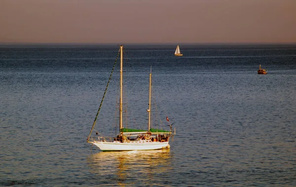 Uitzicht Een Prachtige Avond — Stockfoto