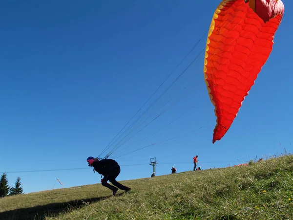 Paracaídas Deporte Verano Paracaídas — Foto de Stock