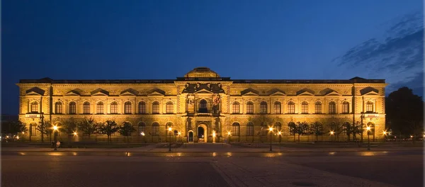 Vista Theaterplatz Para Zwinger — Fotografia de Stock