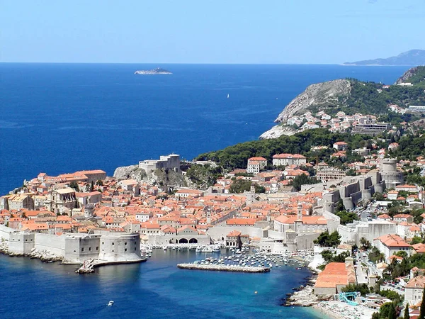 Horvátország Dubrovnik Látképe — Stock Fotó