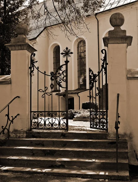 Scenic View Church Architecture Details — Stock Photo, Image