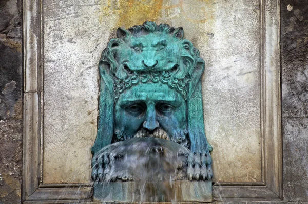 Arles Fountain Detail Camargue — Stock fotografie