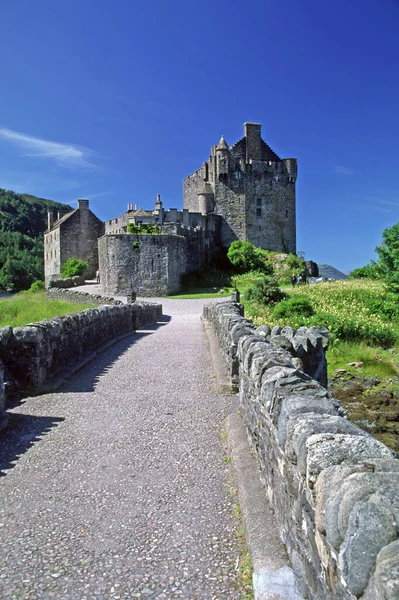 Brücke Bei Eilean Donan Castle — Stockfoto