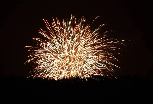 Feuerwerk Himmel Buntes Amüsement — Stockfoto