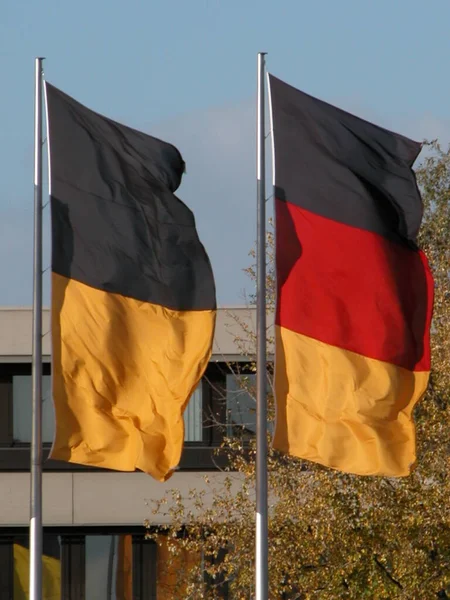 Bandera Alemania Colores Nacionales País Patriótico — Foto de Stock