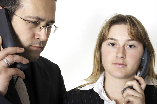 Dos Jóvenes Hablando Entre — Foto de Stock