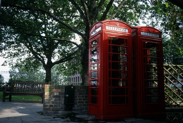 Telefone Londres Reino Unido — Fotografia de Stock