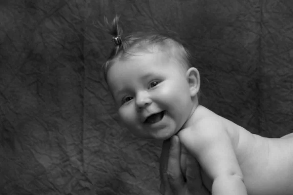 Detailní Portrét Roztomilého Dítěte — Stock fotografie