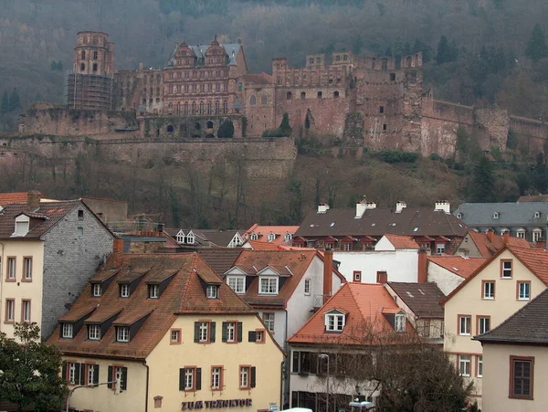 하이델 베르크 Heidelberg 남서부 네카르 도시이다 — 스톡 사진