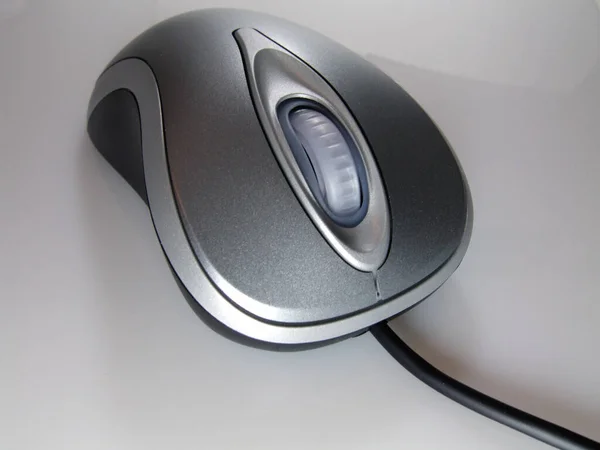 Mouse Computador Mouse Rolagem — Fotografia de Stock