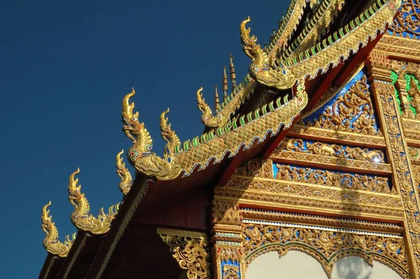 Malowniczy Widok Piękne Szczegóły Architektury Świątyni — Zdjęcie stockowe