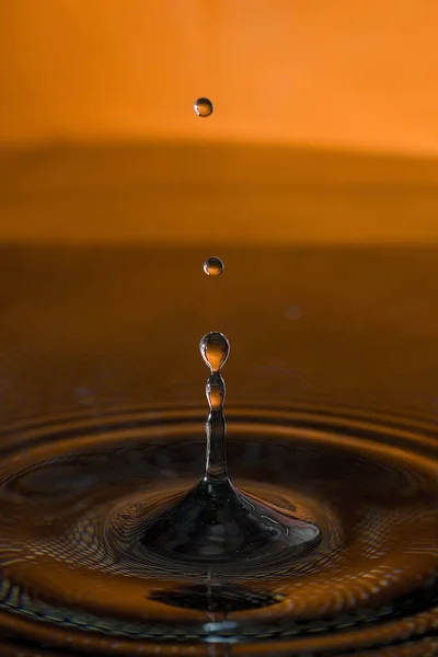 Waterdruppel Regendruppels Achtergrond — Stockfoto