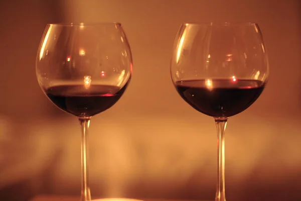 Червоне Вино Ввечері — стокове фото