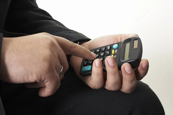 Man Holding Remote Control Word Receiving Game Car Stock Picture