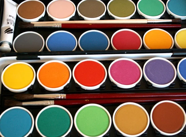 Caja Pintura Dibujo Artístico — Foto de Stock