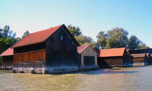 Gebouwd Het Water — Stockfoto