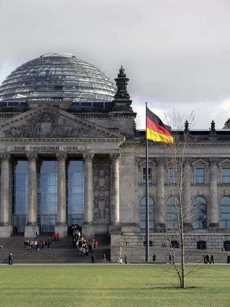 Reichstag Edificio Storico Berlino Germania — Foto Stock