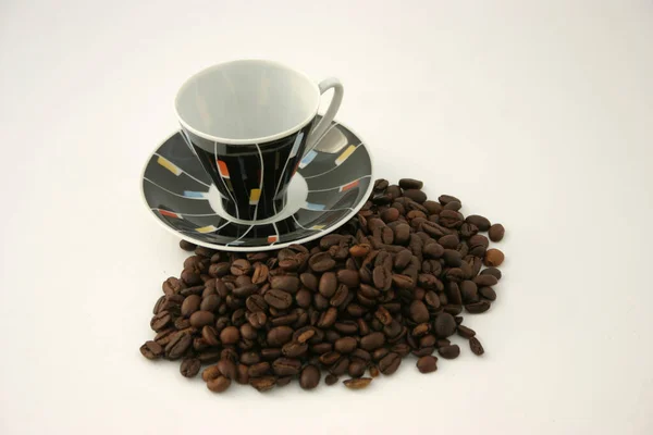 Жареный Коричневый Кофе Зернах — стоковое фото