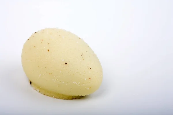 Huevo Pascua Blanco Chocolate —  Fotos de Stock