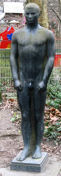 Una Estatua Bronce Toro — Foto de Stock