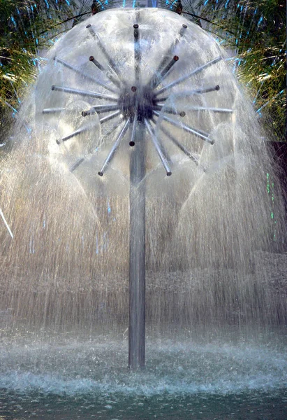 Fontaine Dans Parc — Photo