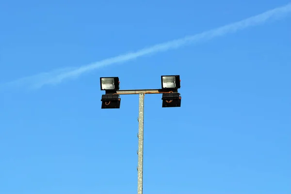 青い空の光柱 — ストック写真