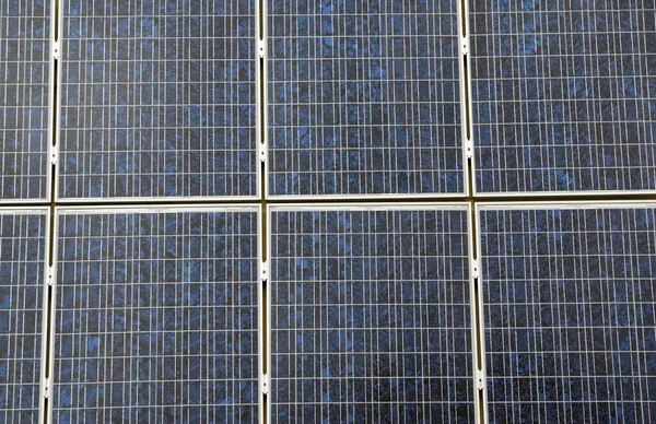 Сонячні Батареї Захист Клімату Електроенергія — стокове фото