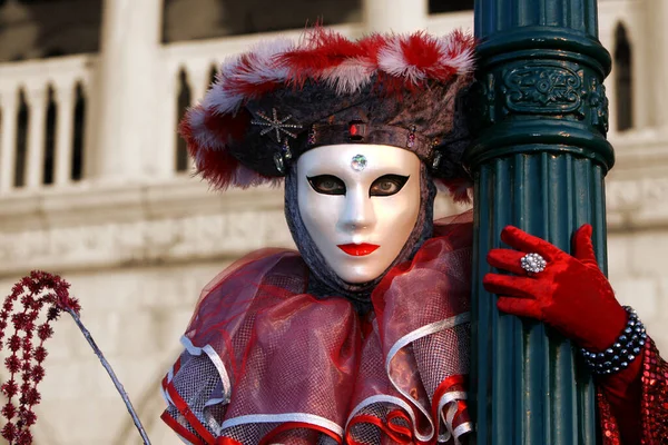 Venise Italie Masques Typiques Sur Marché — Photo