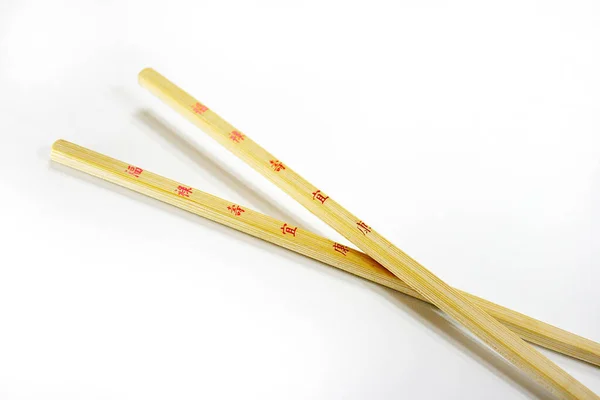 Chopsticks White Background — Stock Photo, Image